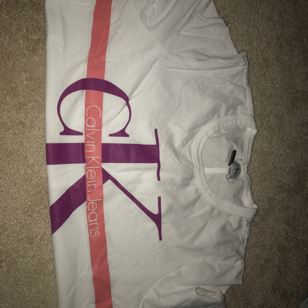 Ck cropped top